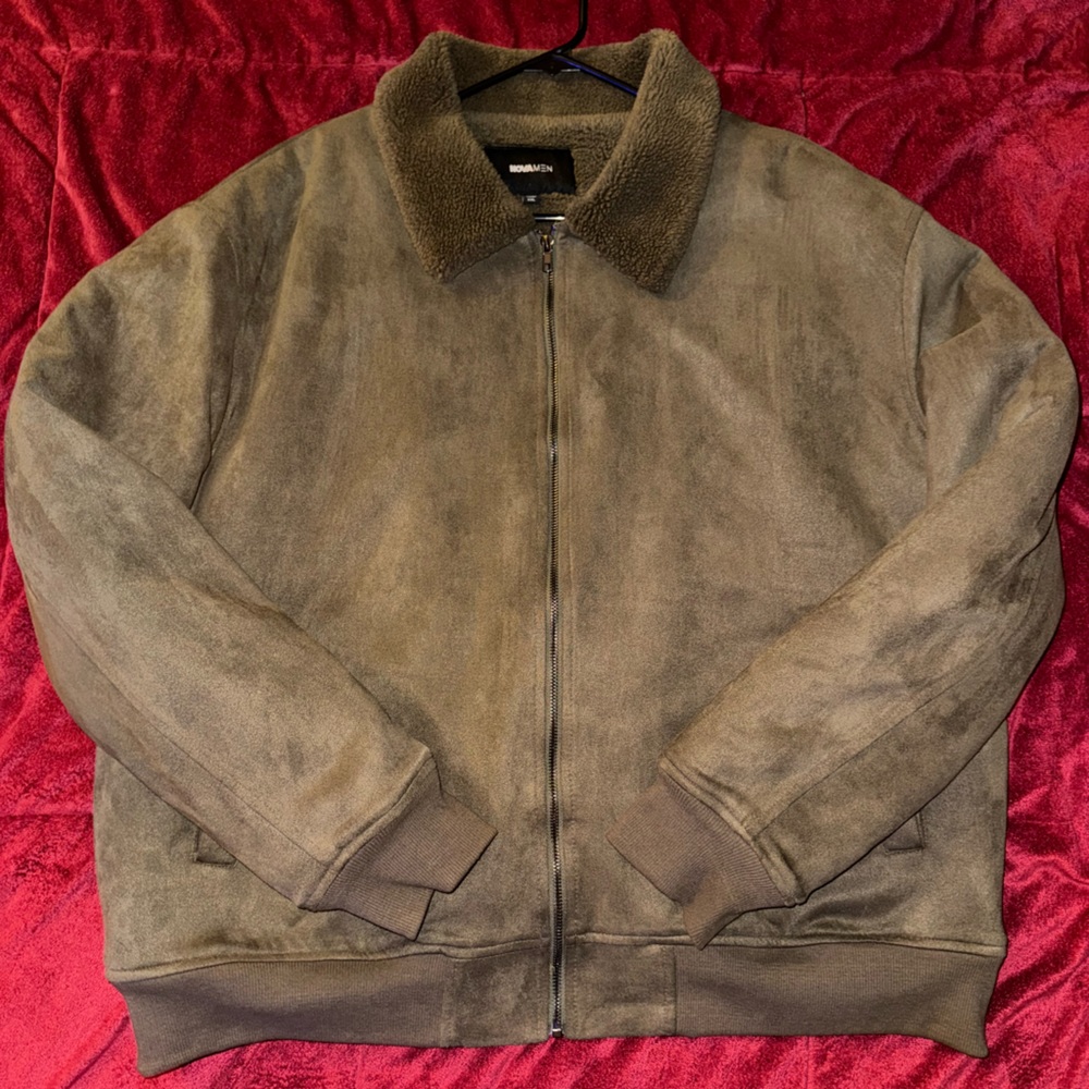 warm olive suede jacket winter fall coat nova men fashion nova xxl